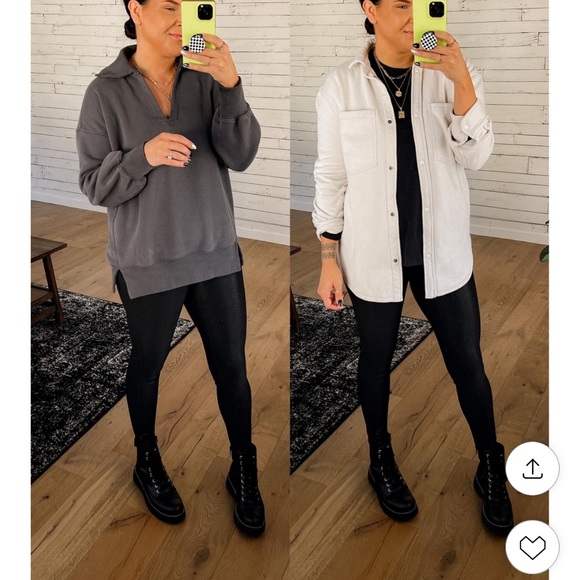 Abercrombie fleece shirt jacket - Picture 3 of 3